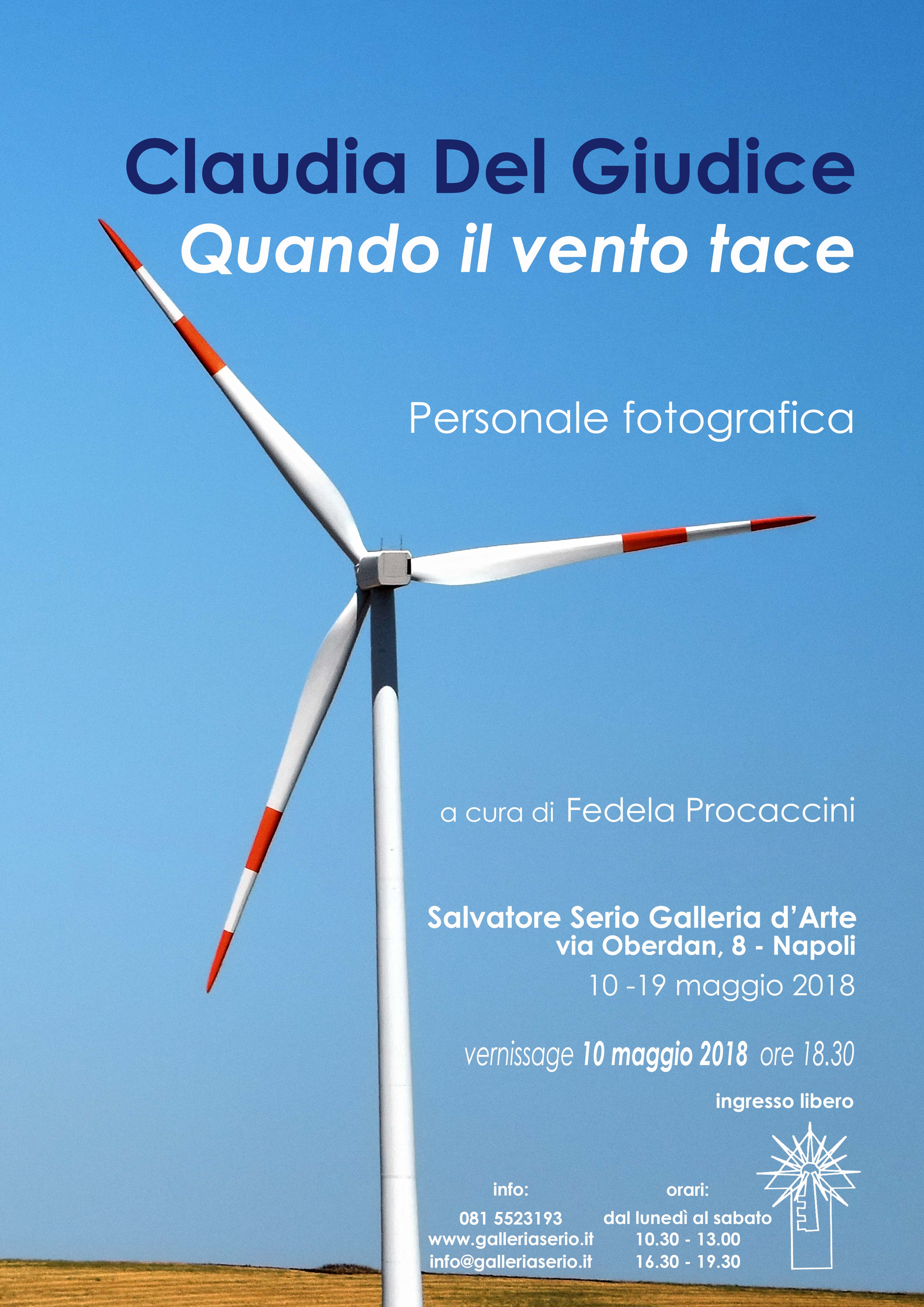 Quando il vento tace - Personale fotografica di Claudia Del Giudice c/o Salvatore Serio galleria d'arte,Napoli
