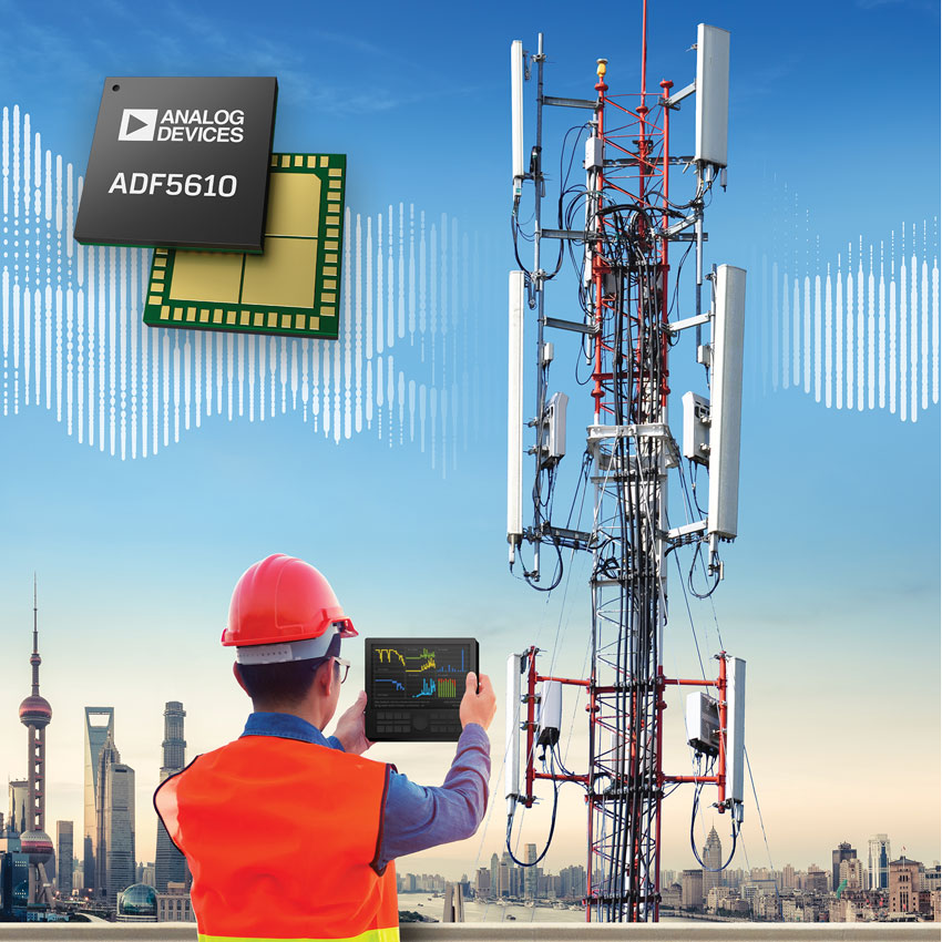 Sintetizzatore microonde a banda larga da 55 MHz a 15 GHz  garantisce le migliori prestazioni su rumore di fase, potenza d’uscita e livello di spurie 