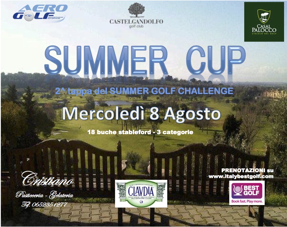 Booking campi golf Roma - Country Club Castelgandolfo - agosto sempre aperti