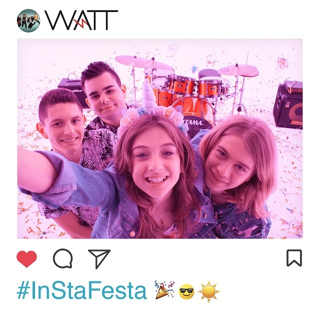 WATT: “INSTA FESTA”è il nuovo singolo pop elettronico della rock band di giovanissimi