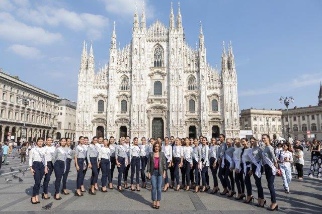  Giunte a Milano le 33 concorrenti a Miss Italia