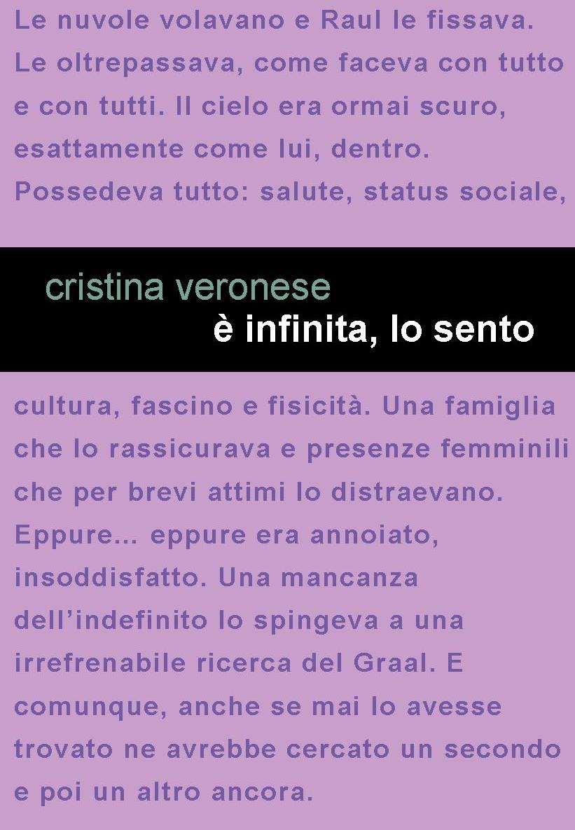 Leucotea Project annuncia l’uscita in formato Ebook del romanzo rosa-social “È infinita lo sento” di Cristina Veronese