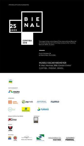 Marco Bolognesi al Museo Oscar Niemeyer per i 25 anni della Biennale di Curitiba