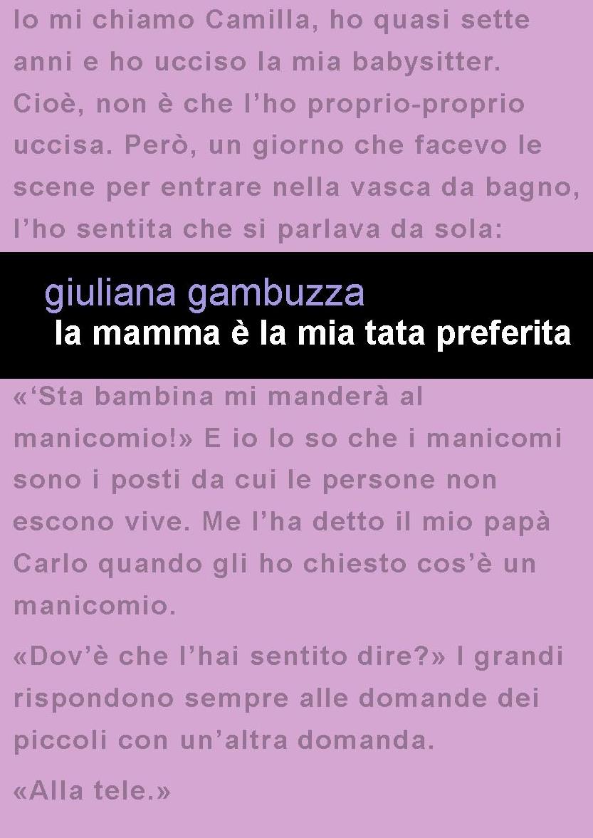 Project Leucotea annuncia l’uscita in formato eBook del libro di Giuliana Gambuzza “ La mamma è la mia tata preferita”