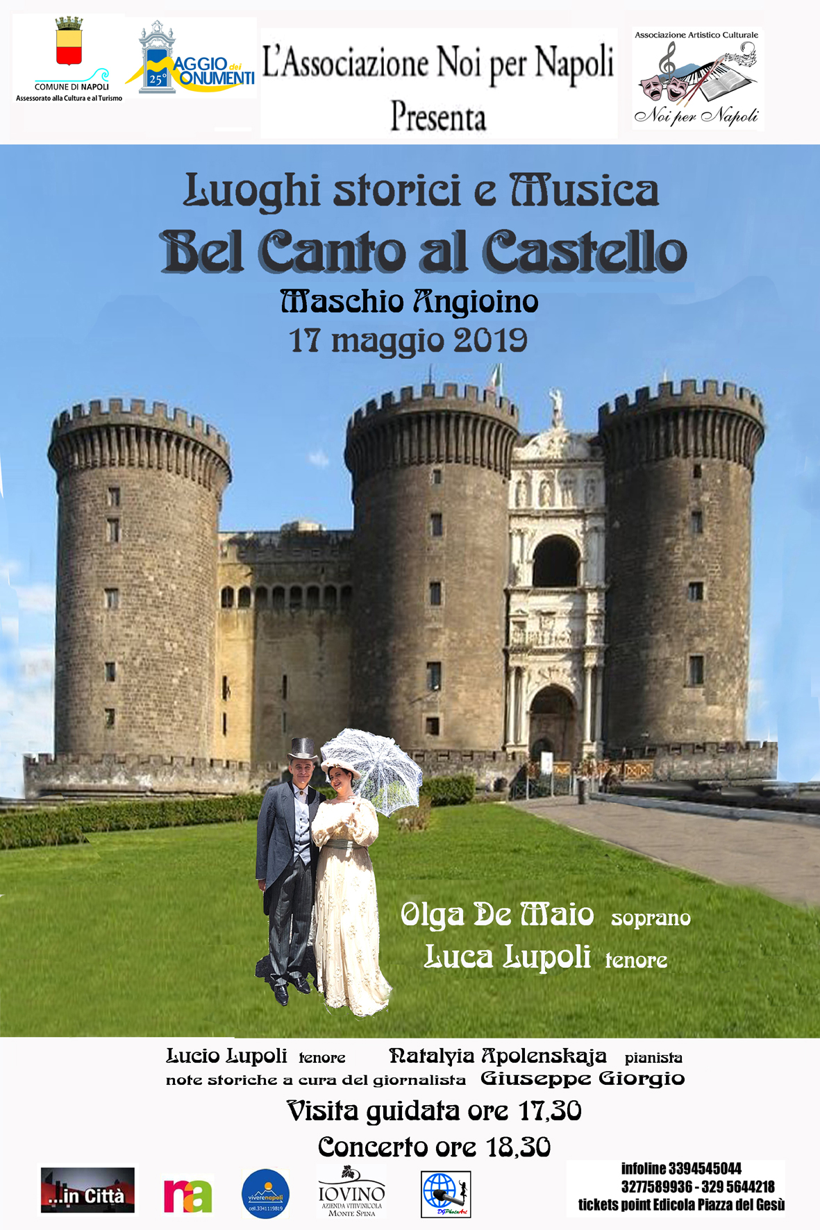 Bel Canto al Castello per il Maggio dei Monumenti 2019 al Maschio Angioino 