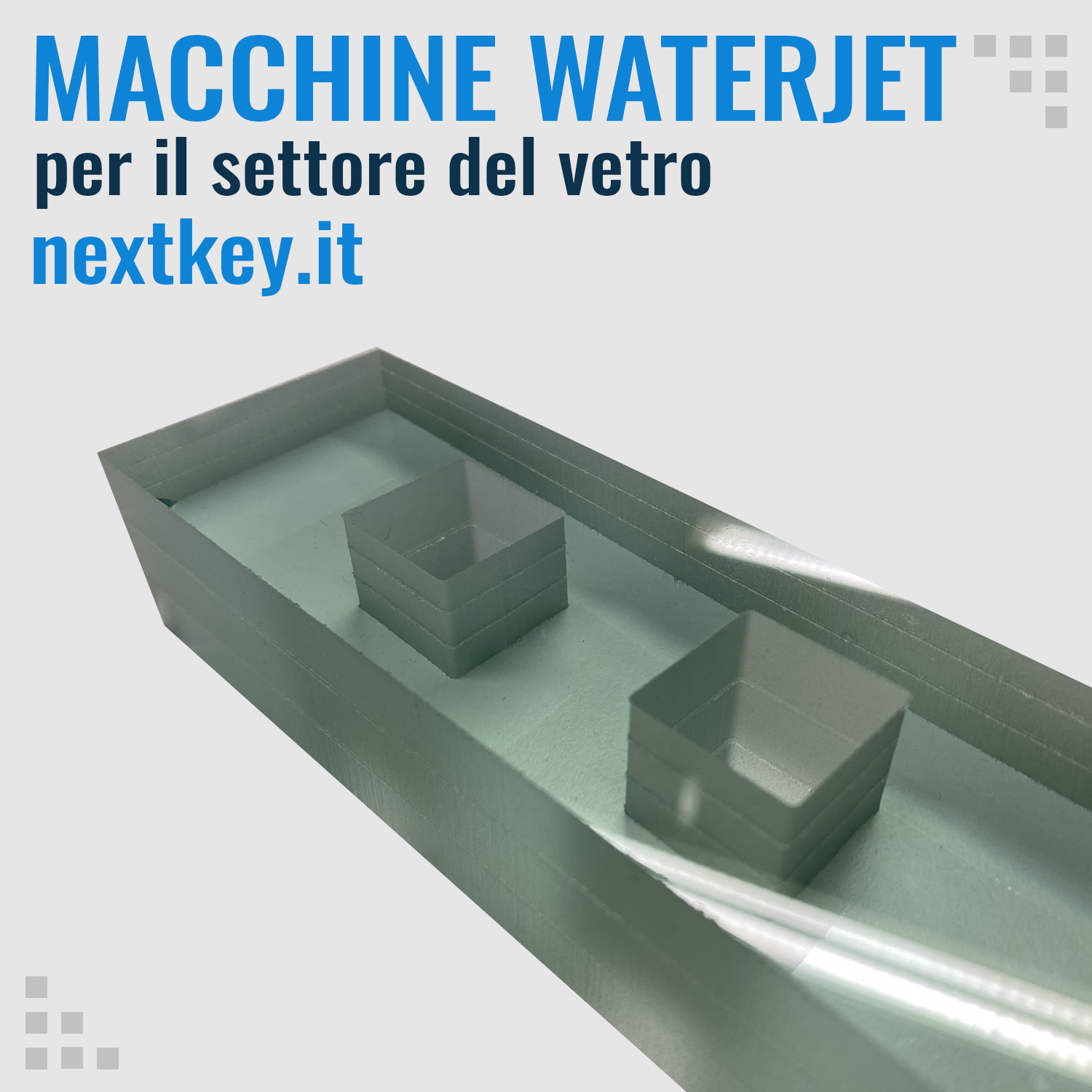 Foto 3 - Macchine taglio a getto d’acqua per il settore del vetro a Brescia