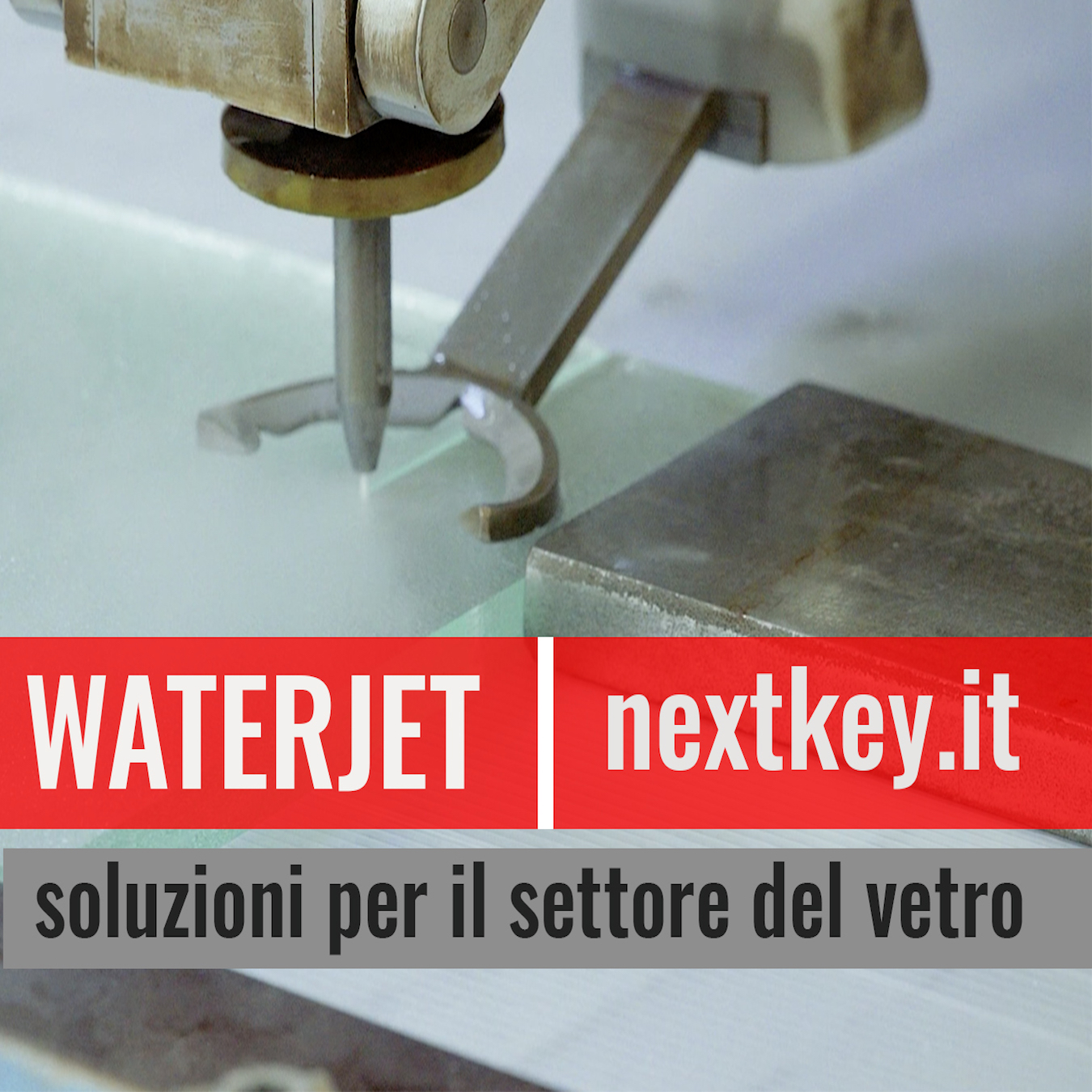 Foto 6 - Macchine taglio a getto d’acqua per il settore del vetro a Brescia