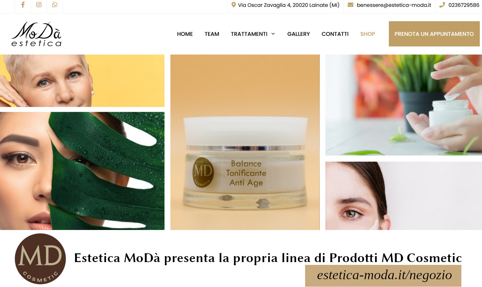 Affida la tua bellezza a MD Cosmetic, il brand 100% made in Italy creato da professioniste del settore estetico