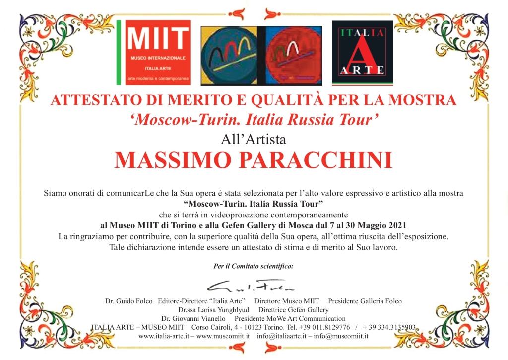 Foto 3 - Massimo Paracchini espone al Museo Miit di Torino e alla Gefen Gallery di Mosca