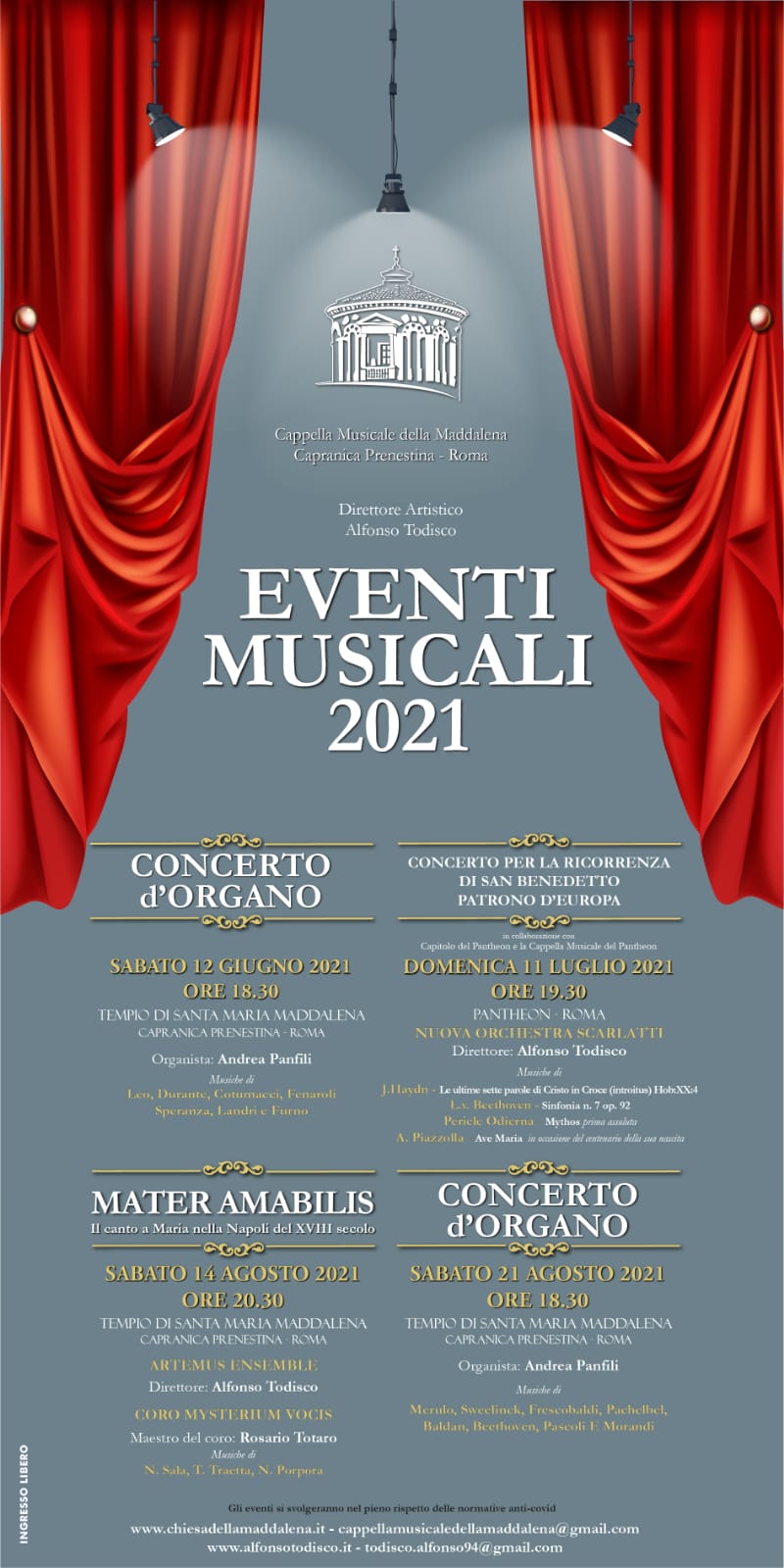A Capranica Prenestina eventi musicali 2021