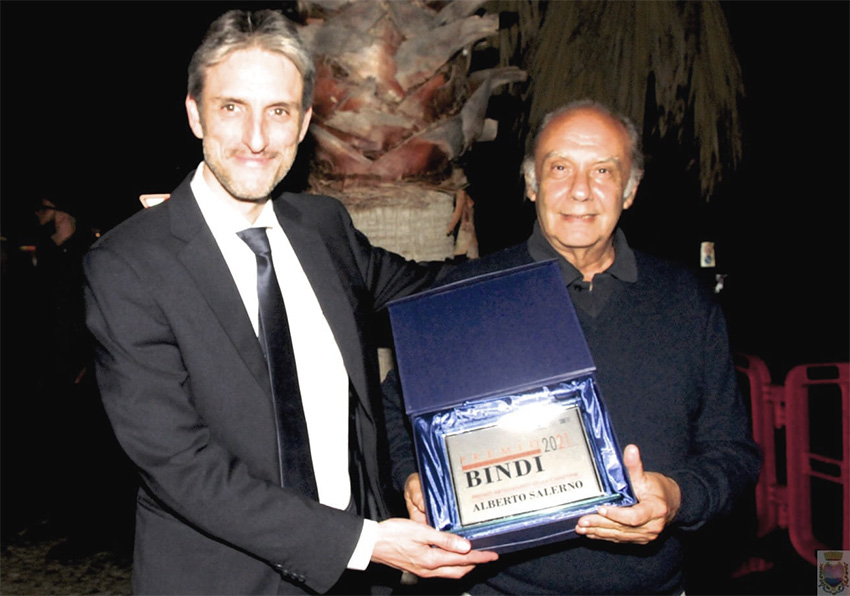 Alberto Salerno ha ricevuto il Premio Bindi “Artigianato della Canzone”