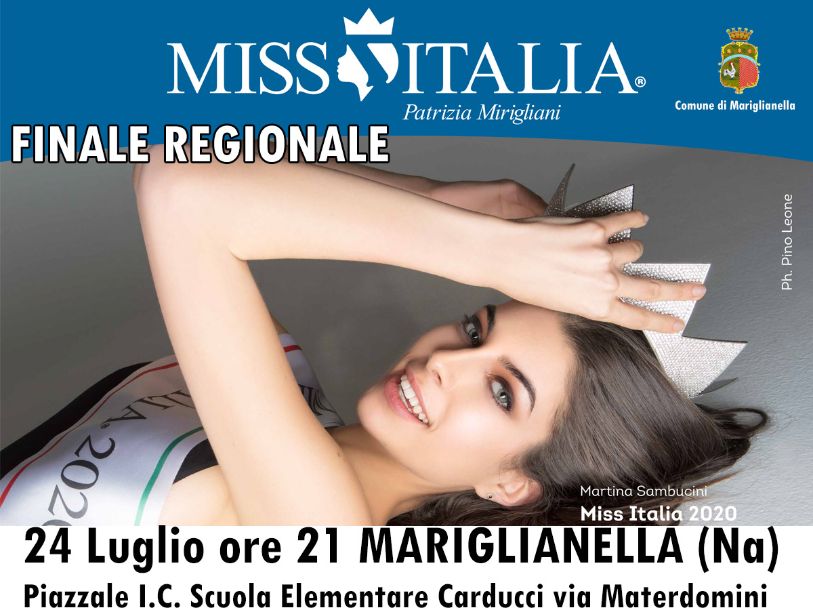 -Mariglianella, Amministrazione Comunale: Tutto pronto per la Finale Regionale di Miss Italia di Sabato 24 luglio 2021.
