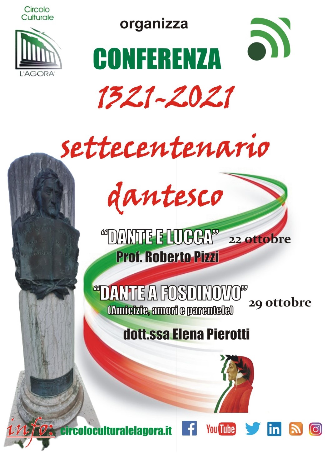 A Reggio Calabria si organizza il secondo ciclo di conversazioni sul settecentenario dantesco 