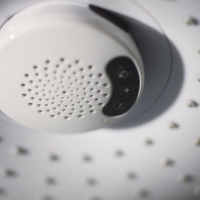 Foto 3 -  Melody è il soffione hi-tech che riproduce la musica direttamente sotto la doccia 
