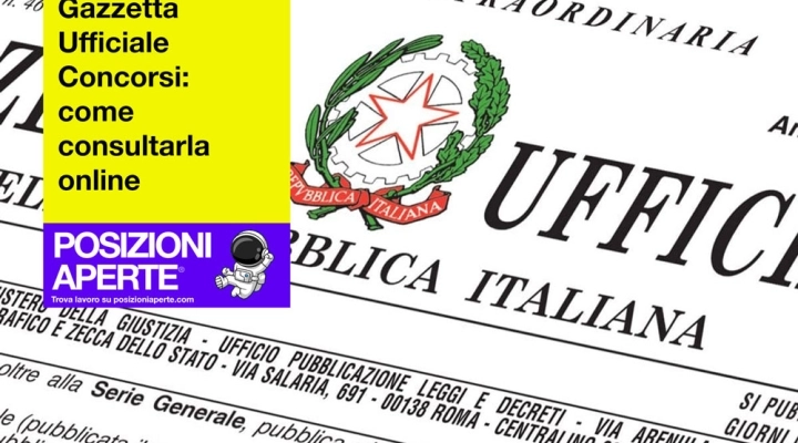 Gazzetta Ufficiale Concorsi: come consultarla online