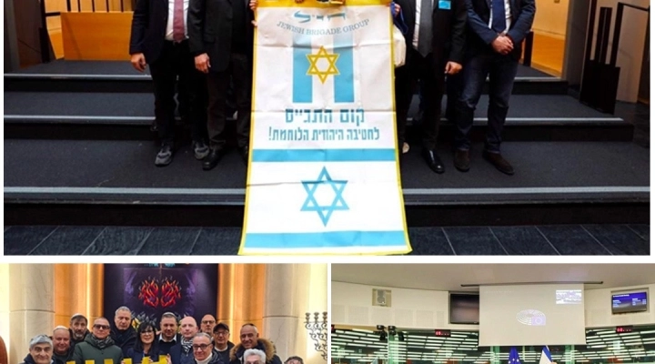 Gli amici della Brigata Ebraica’ in visita al Parlamento europeo di Strasburgo