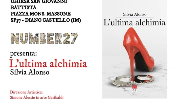 La scrittrice Silvia Alonso il 9 agosto a Diano Castello per presentare «L’ultima alchimia»