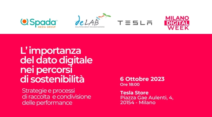 COMUNICATO STAMPA - Spada Media Group, De-LAB e Tesla insieme alla Milano Digital Week 2023