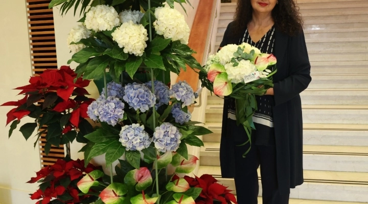 San Marino, Mara Verbena e il benvenuto floreale per il Presidente Sergio Mattarella 