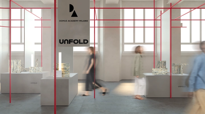 Domus Academy presenta UNFOLD, la mostra-evento che riunisce studenti e scuole di design da tutto il mondo alla Design Week di Milano 
