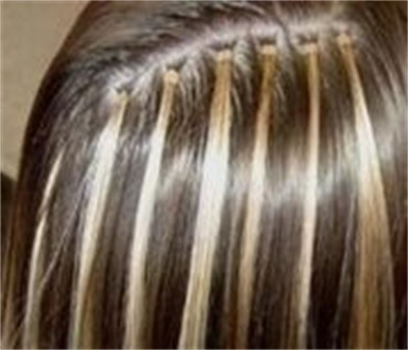 prolungamento capelli con clip