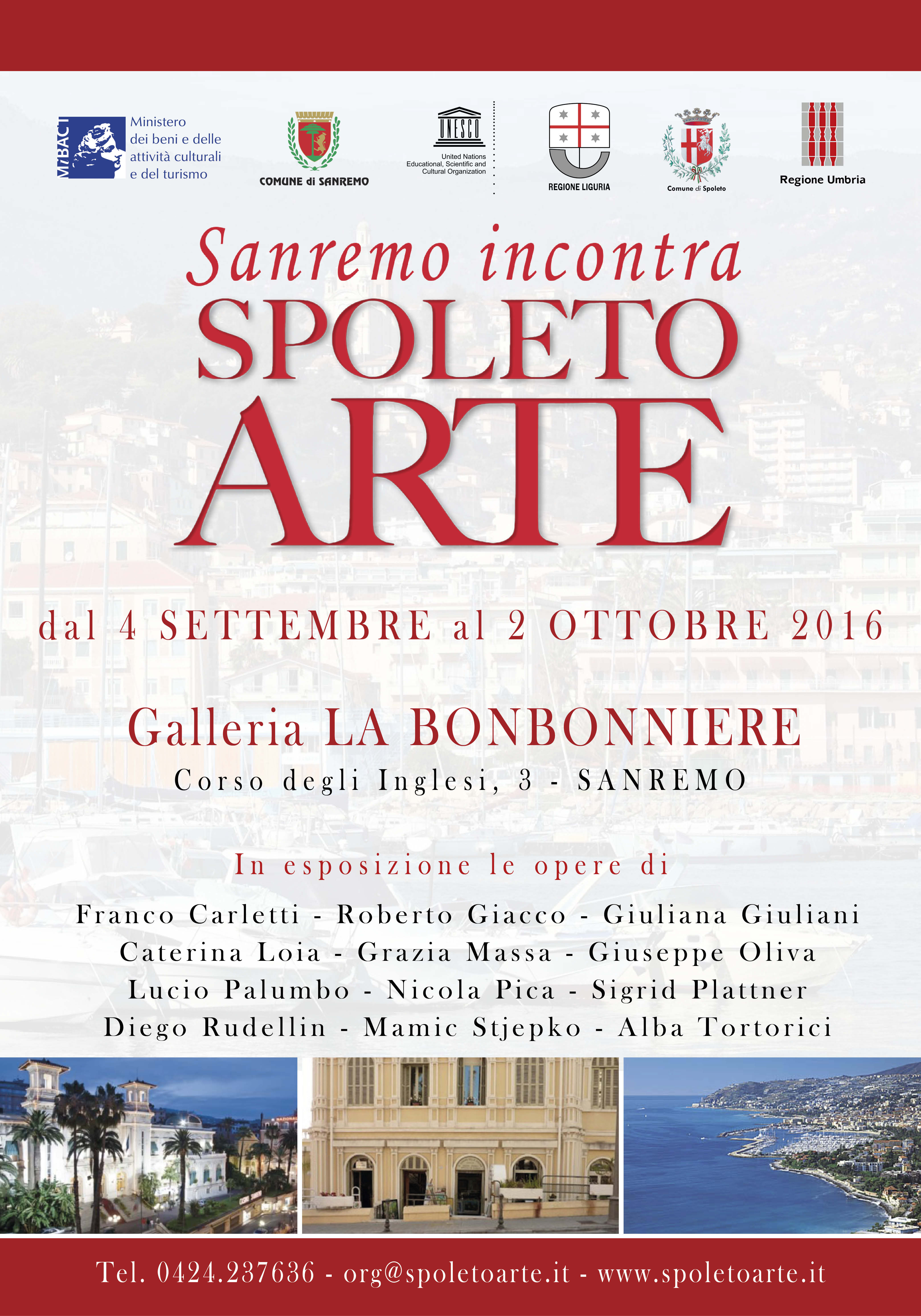 Milano Art Gallery: a Sanremo con una mostra targata Spoleto Arte