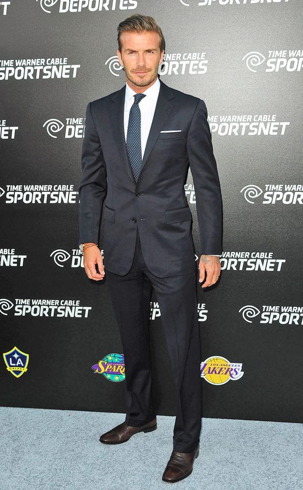 Come scegliere l’abito da uomo: il look di David Beckham 