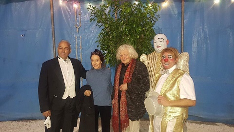 Al Circo Lidia Togni ospiti d’onore  Victoria Chaplin e il coniuge Jean-Baptiste Thierrèe
