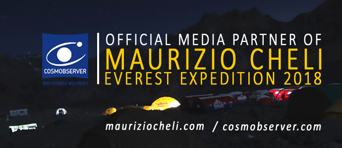 Foto 1 - COSMOBSERVER media partner della “Everest Expedition 2018” dell’astronauta italiano Maurizio Cheli