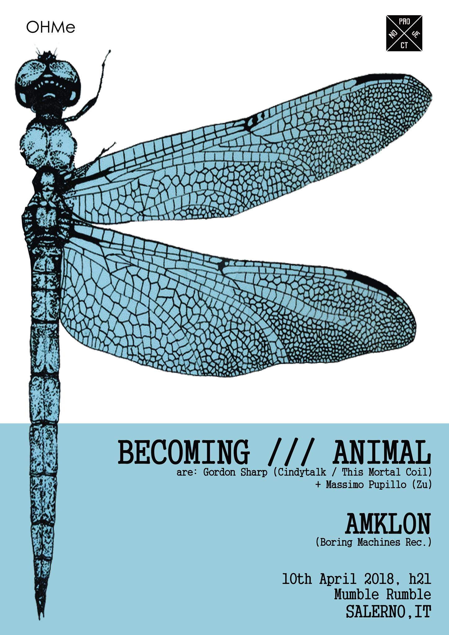 BECOMING///ANIMAL (Gordon Sharp from This Mortal Coil / Cindytalk and Massimo Pupillo from Zu) live al Mumble Rumble di Salerno