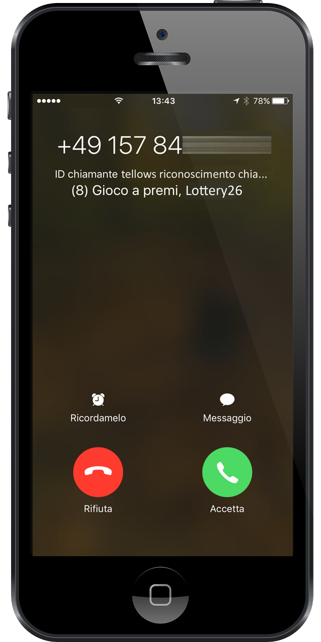 tellows Caller ID protegge dalle chiamate indesiderate su iPhone e Android!