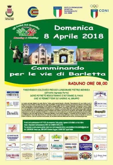 Camminando con Ruggiero Graniero per le vie di Barletta 3^ edizione 8-4-2018