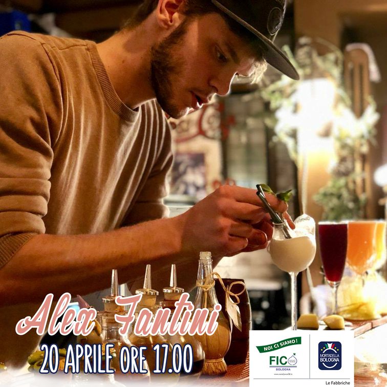 La Mortadella Bologna IGP “diventa” un cocktail con il bartender Alex Fantini venerdì 20 aprile, alla Fabbrica di Mortadella Bologna IGP a Fico 