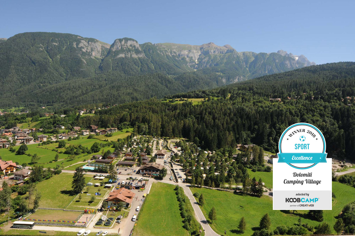 I 10 migliori Campeggi e Villaggi per le vacanze attive: il Dolomiti Camping Village di Dimaro (TN) primo nel certificato Sport 2018
