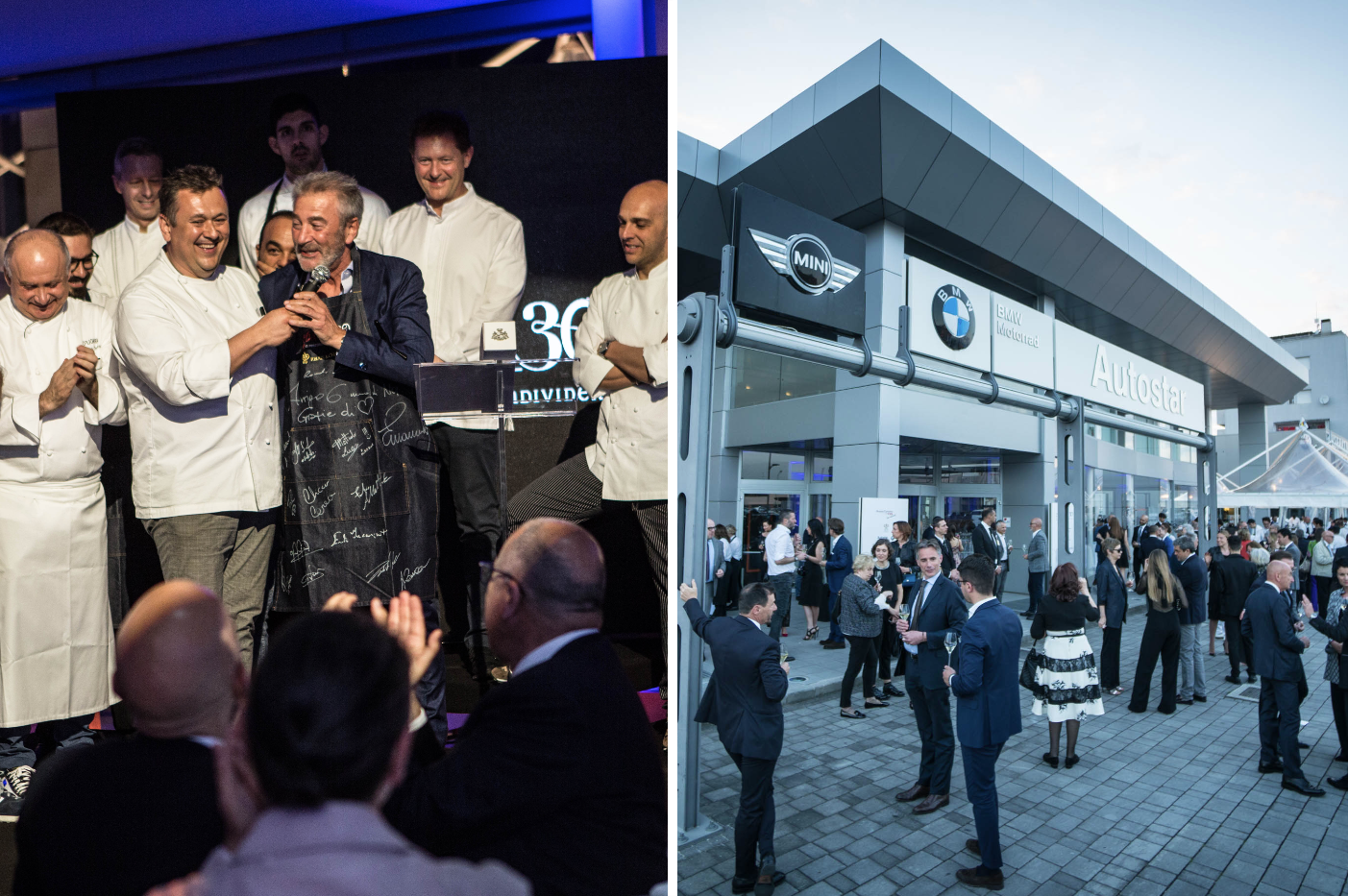 La concessionaria BMW Autostar si trasforma in ristorante stellato