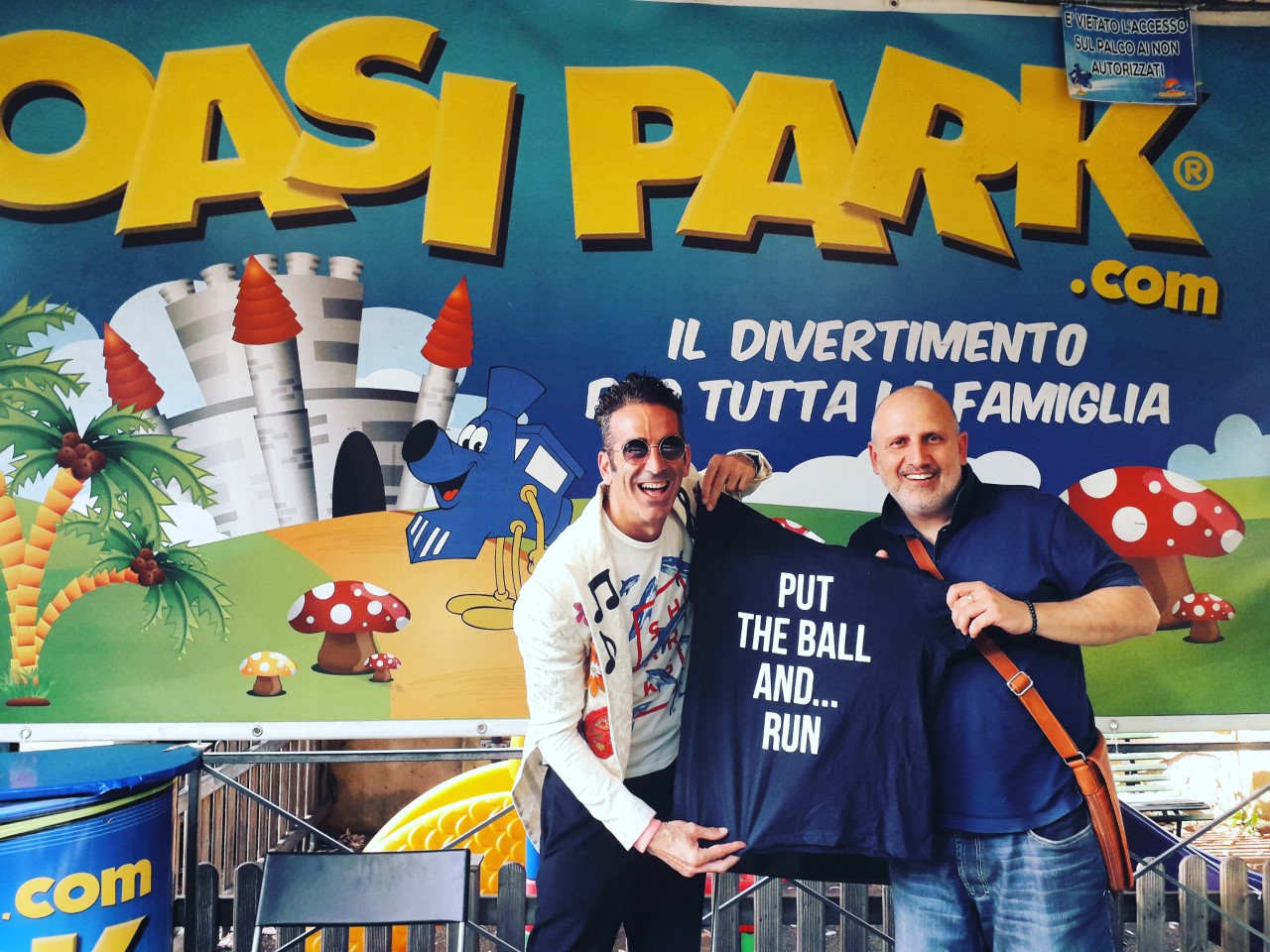 Con Steven B. all’Oasi Park di Roma