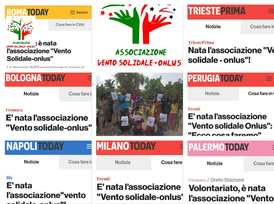 FINALMENTE ANCHE IN ITALIA UN’ASSOCIAZIONE CHE IMPIEGA - AL 100% - LE DONAZIONI RICEVUTE  A FAVORE DEI PROPRI PROGETTI DI SOLIDARIETA’ !