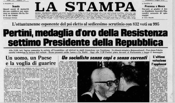 Brusciano: Il 40esimo Anniversario dell’elezione a Presidente della Repubblica di Sandro Pertini. Un ricordo del sociologo e giornalista Antonio Castaldo
