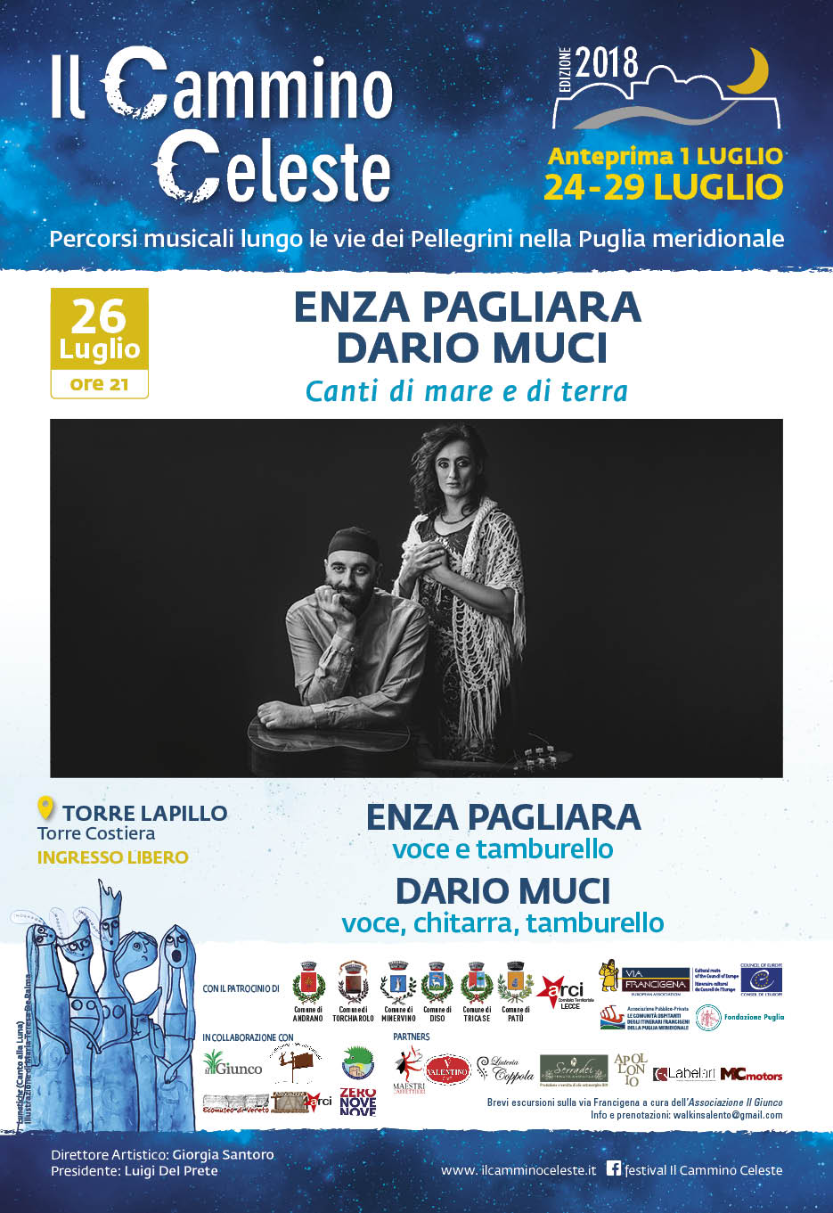 Enza Pagliara e Dario Muci presentano “Marèa” alla III edizione del Festival 