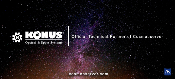 Il produttore di telescopi Konus Italia diventa partner tecnico ufficiale di Cosmobserver