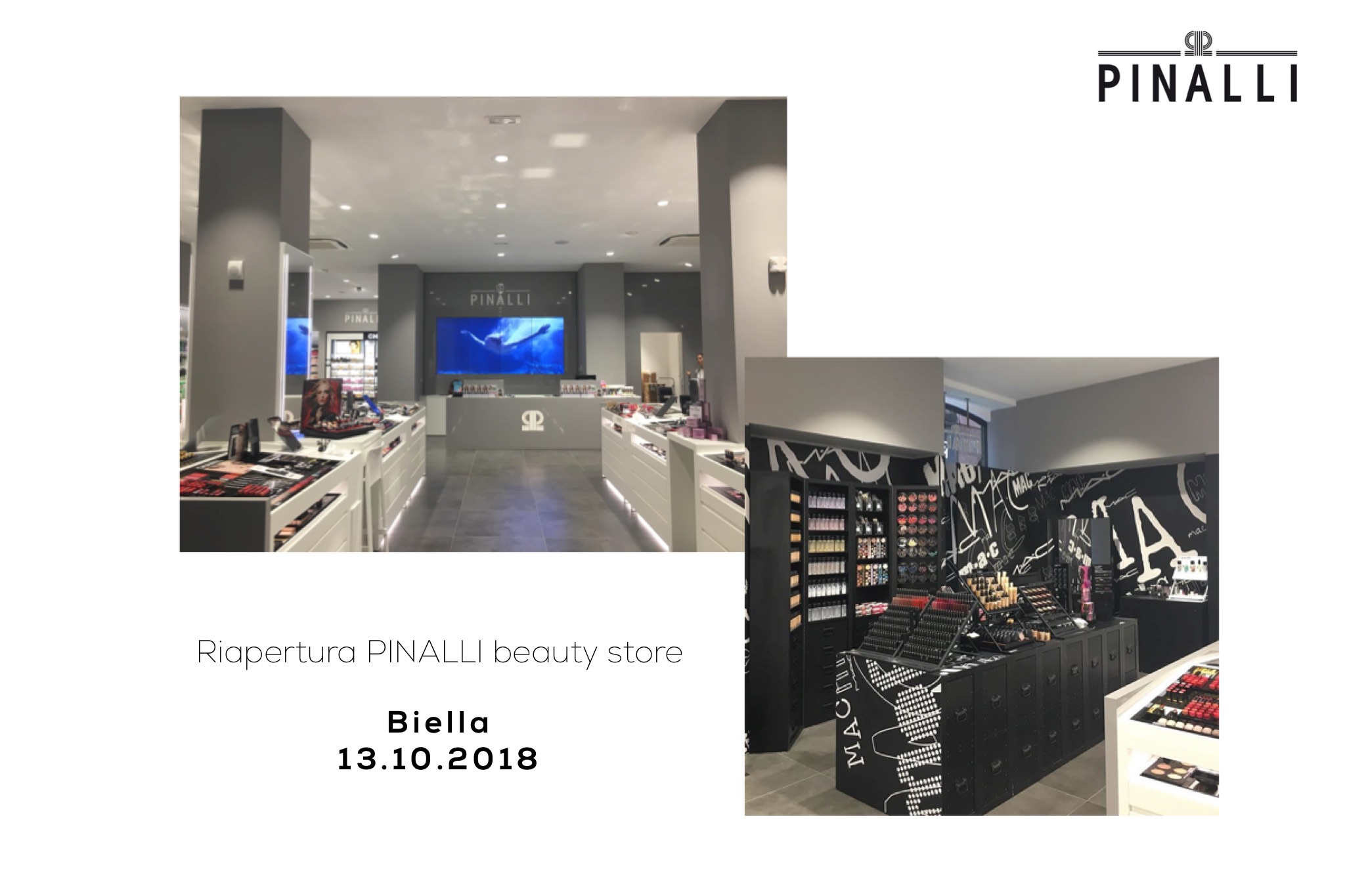 Riapre al pubblico, con un'innovativa veste, il beauty store Pinalli Biella