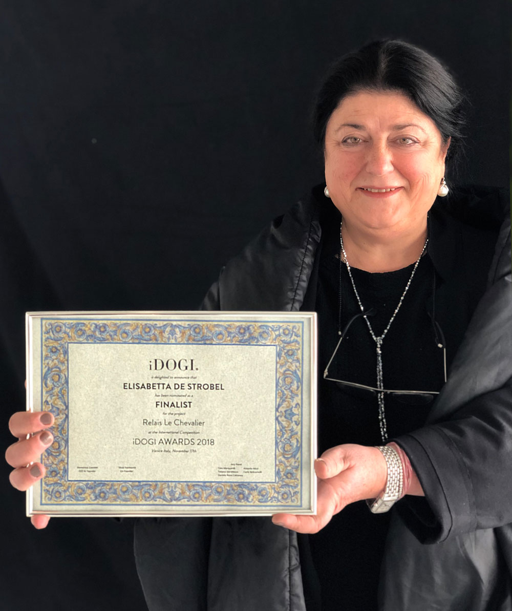 iDogi Awards 2018: Elisabetta de Strobel selezionata per la categoria “Classical Hotel Public Space Design”