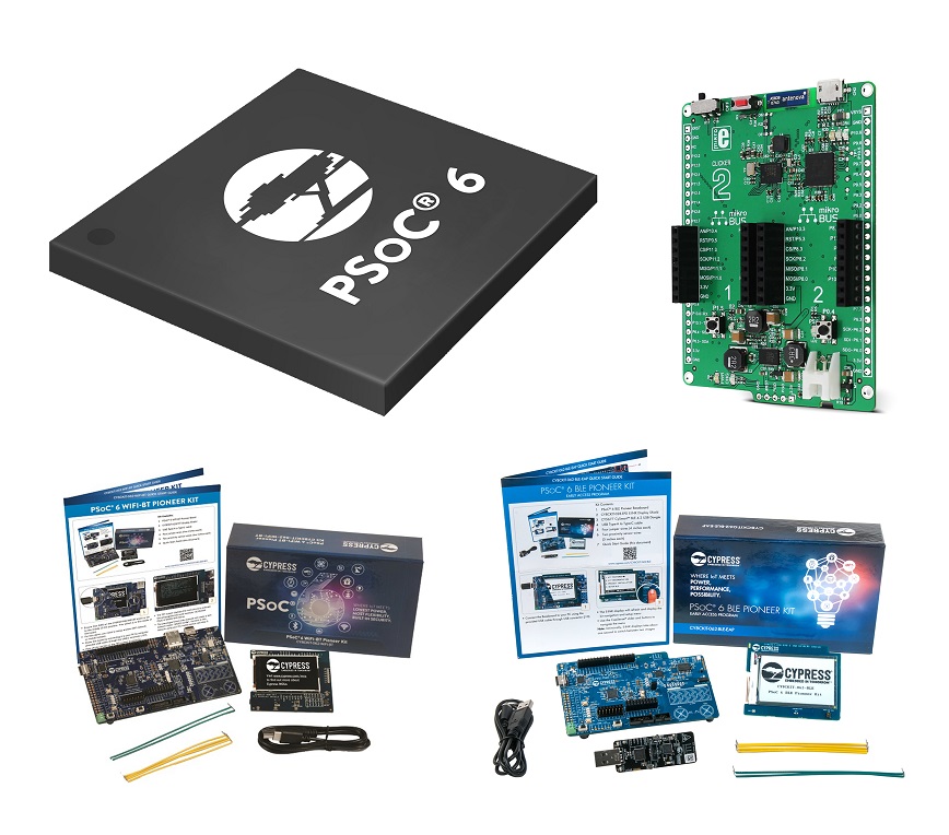 I microcontrollori a basso consumo PSoC 6 di Cypress disponibili da RS Components