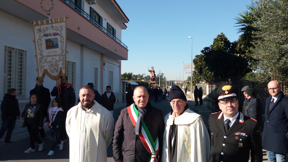 -Mariglianella La Processione del Santo Patrono Giovanni Evangelista promossa dalla Comunità Parrocchiale.
