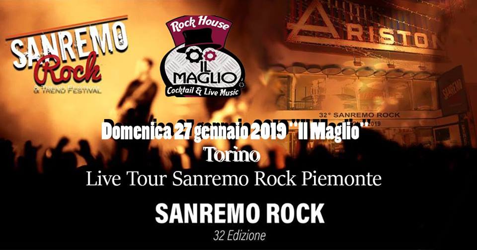 Il 32° Sanremo Rock arriva a Torino per le selezioni del Piemonte