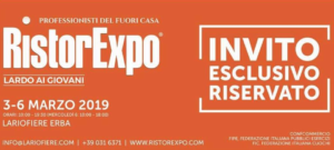 RistorExpo 2019 Erba - Ristopiù Lombardia presente con super ospiti: il Maestro Pasticcere Sal De Riso e il Bartender Bruno Vanzan 