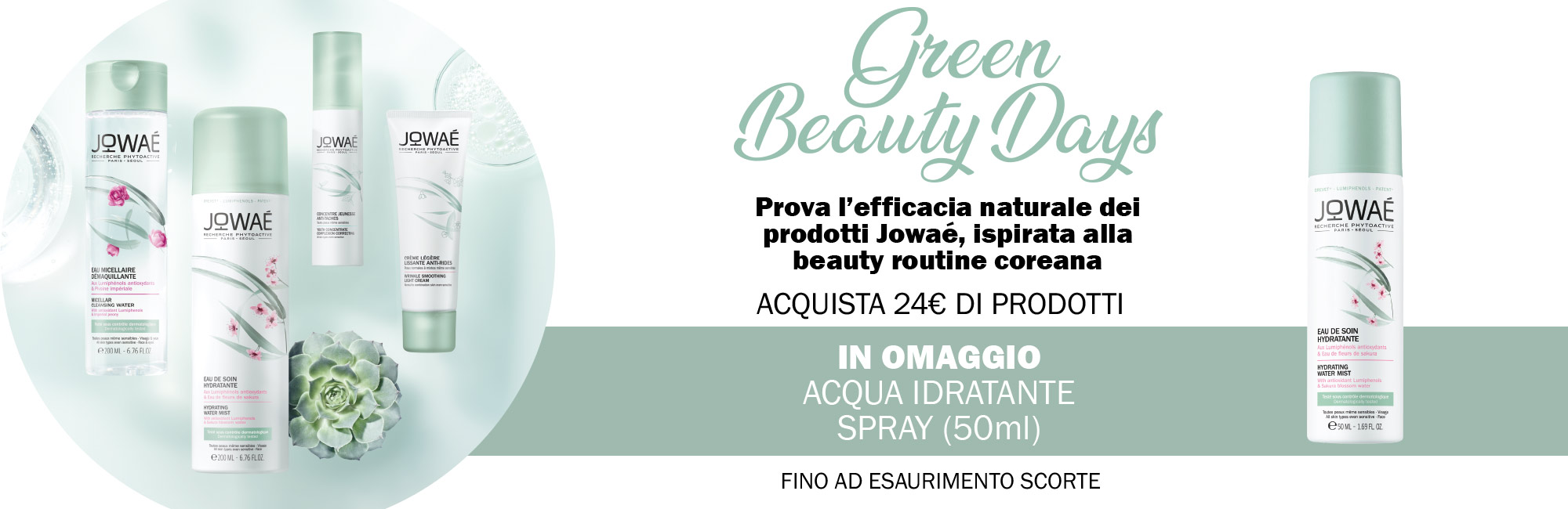 Easyfarma presenta: i Green Beauty Days Jowae