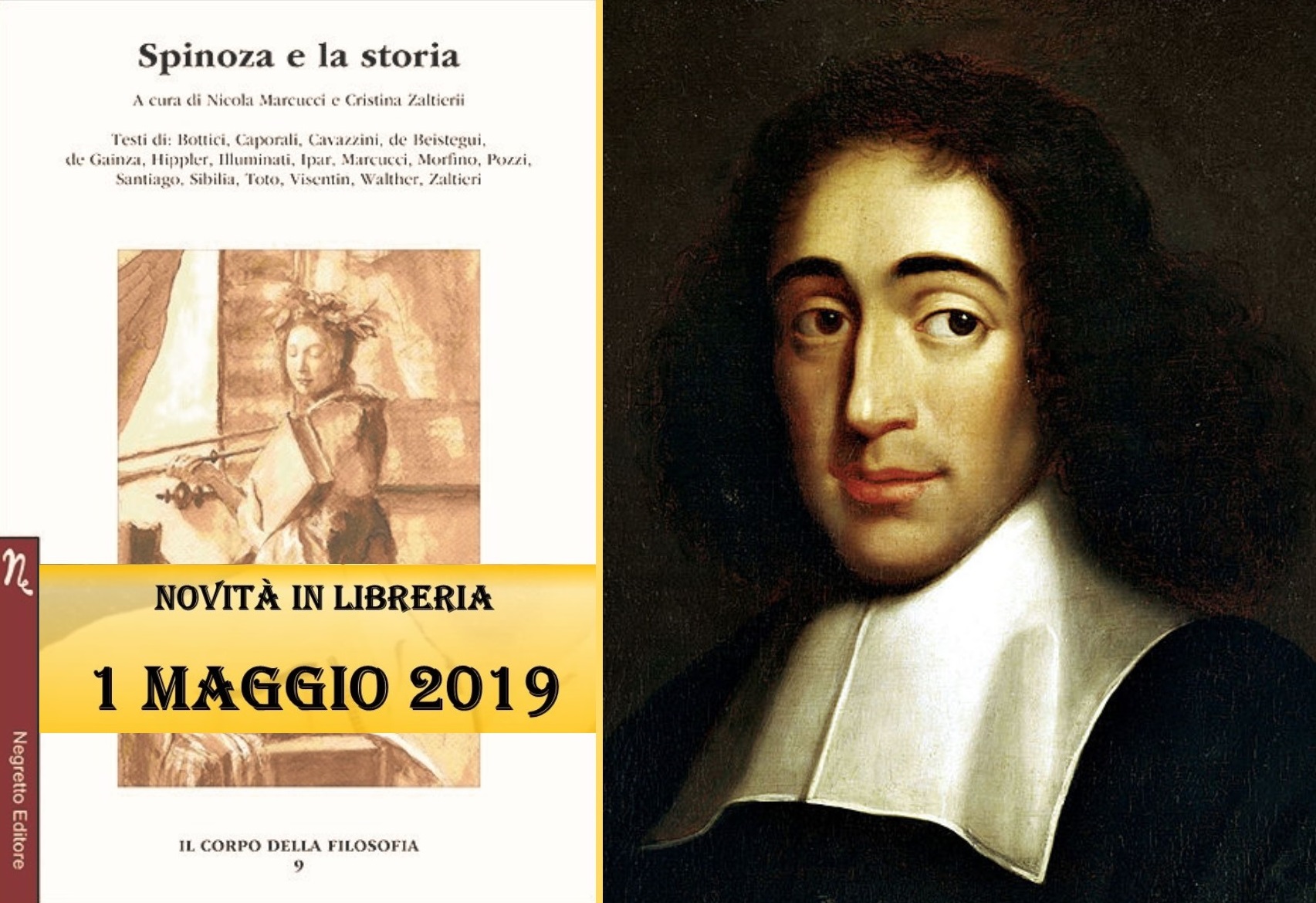Foto 1 - In libreria: “Spinoza e la storia” a cura di Cristina Zaltieri e Nicola Marcucci edito da Negretto Editore