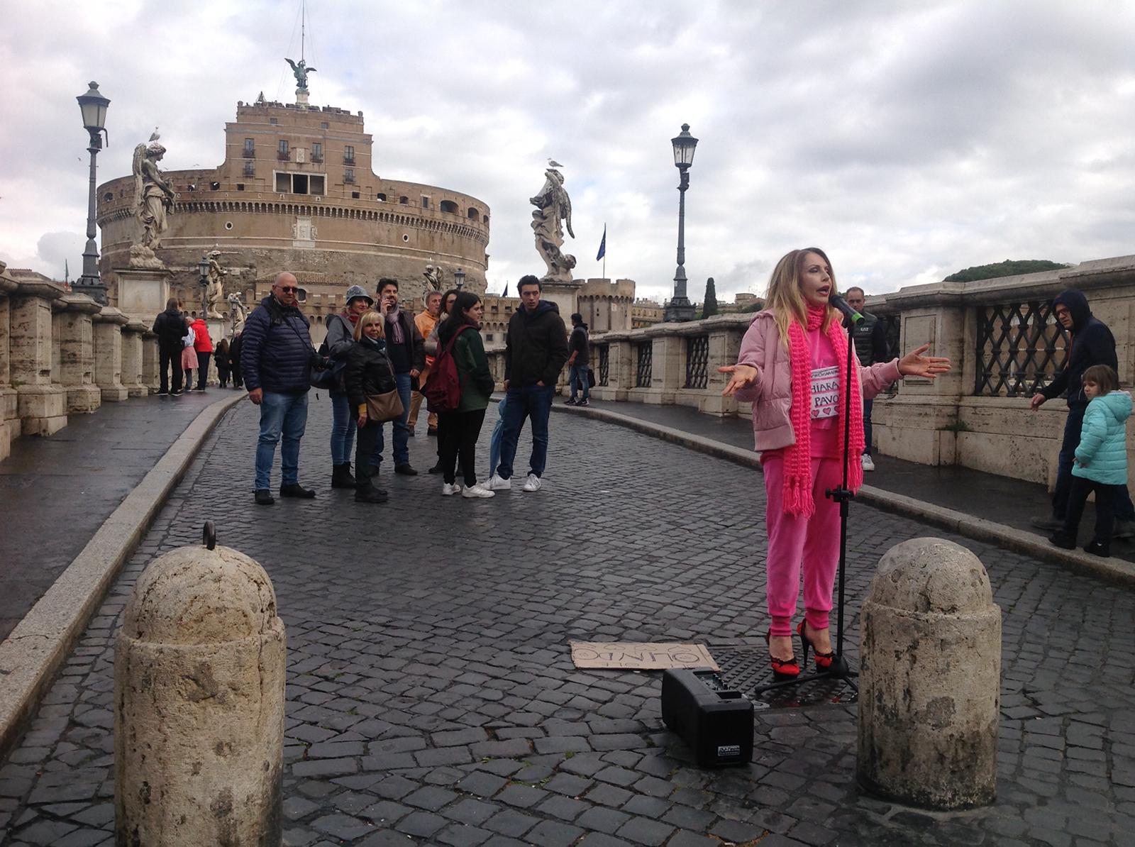Chiara Pavoni tra gli artisti della maratona internazionale di Roma 