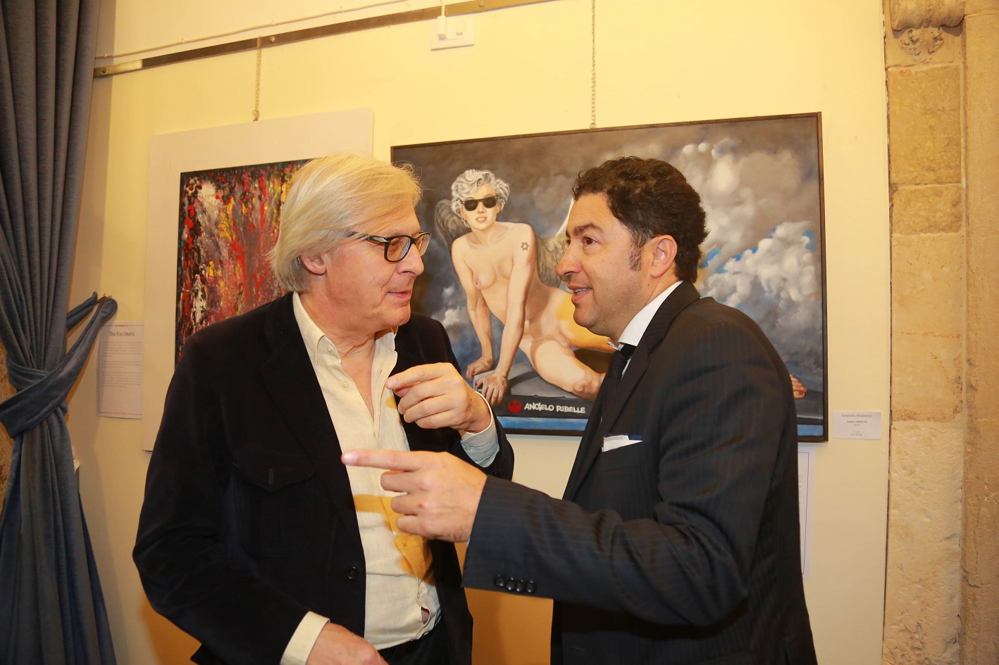 Foto 5 - Grande successo per la mostra Pro Biennale di Vittorio Sgarbi inaugurata a Venezia con tanti amici vip e talentuosi artisti internazionali